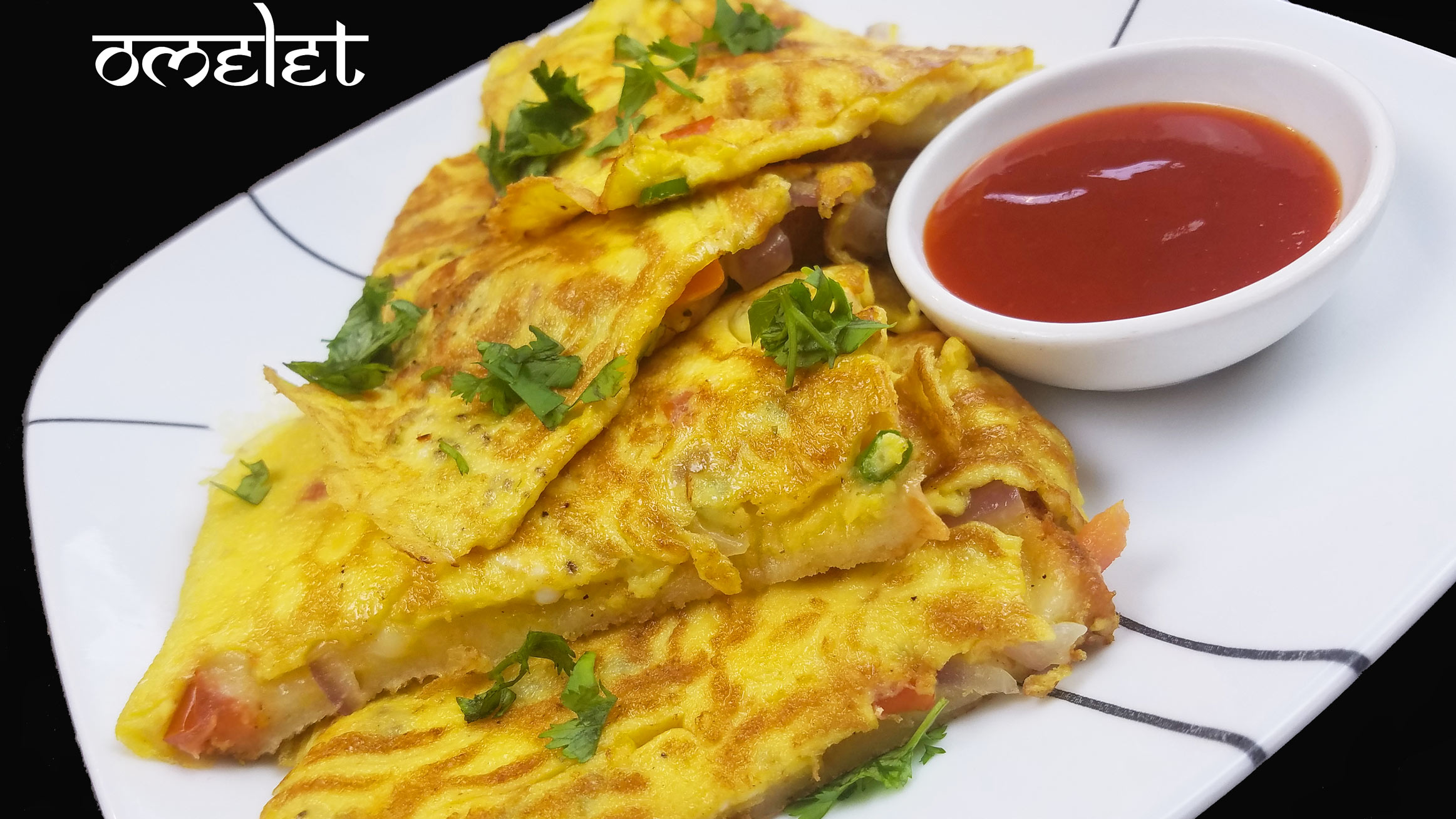 Omelette Recipe | Indian Omelet | Street Food - Dhaba Style !! - Dhaba ...